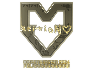 Sticker | xertioN (Gold) | Copenhagen 2024