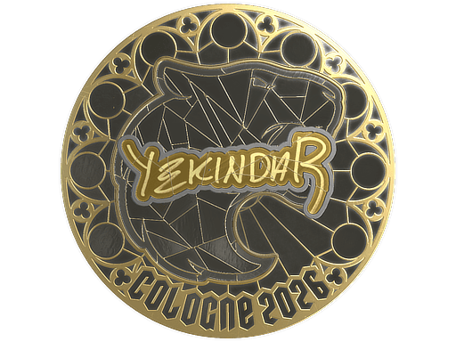 Sticker | YEKINDAR (Gold) | Cologne 2026