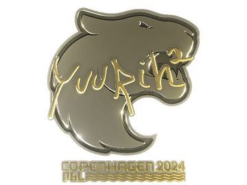Sticker | yuurih (Gold) | Copenhagen 2024