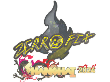 Sticker | zeRRoFIX (Glitter) | Shanghai 2024