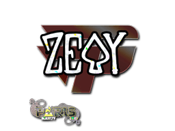 Sticker | zevy (Glitter) | Paris 2023
