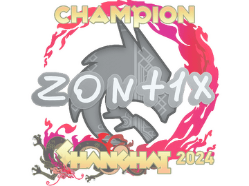Sticker | zont1x (Champion) | Shanghai 2024
