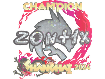 Sticker | zont1x (Glitter, Champion) | Shanghai 2024