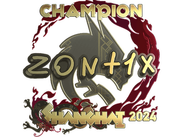 Sticker | zont1x (Gold, Champion) | Shanghai 2024