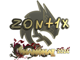 Sticker | zont1x (Gold) | Shanghai 2024