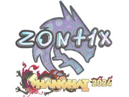 Sticker | zont1x (Holo) | Shanghai 2024