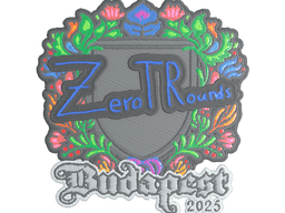 Sticker | ztr (Embroidered) | Budapest 2025