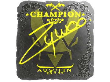 Sticker | ZywOo (Foil, Champion) | Austin 2025