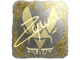 Sticker | ZywOo (Gold) | Austin 2025