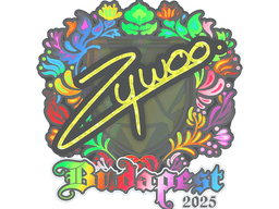 Sticker | ZywOo (Holo) | Budapest 2025