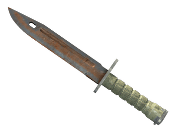 ★ Bayonet | Rust Coat (Battle-Scarred)