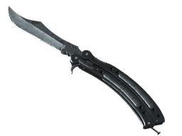 ★ Butterfly Knife | Damascus Steel (Well-Worn)