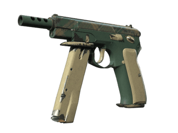 CZ75-Auto | Green Plaid (Well-Worn)