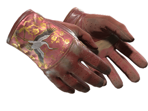 ★ Driver Gloves | Brocade Crane (Battle-Scarred)