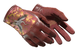 ★ Driver Gloves | Brocade Crane (Well-Worn)