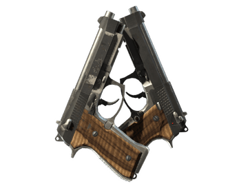 Dual Berettas | Black Limba (Field-Tested)