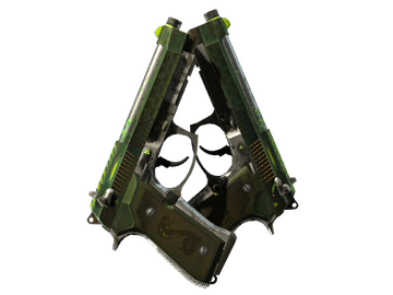 Dual Berettas | Cobra Strike (Battle-Scarred)