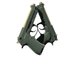 Dual Berettas | Contractor (Well-Worn)