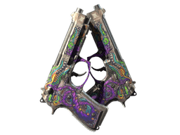 Dual Berettas | Flora Carnivora (Battle-Scarred)