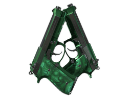 Dual Berettas | Polished Malachite (Factory New)