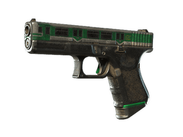 Glock-18 | Green Line (Battle-Scarred)