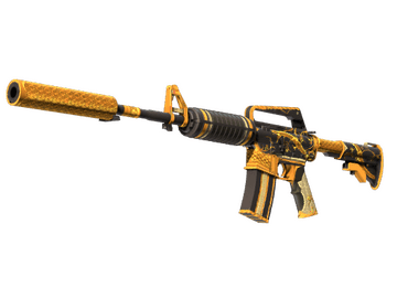 M4A1-S | Golden Coil (Minimal Wear)