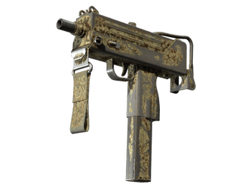 MAC-10 | Sienna Damask (Battle-Scarred)