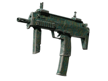 MP7 | Teal Blossom (Well-Worn)