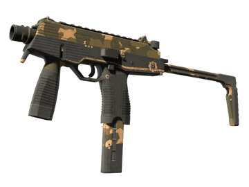 MP9 | Black Sand (Well-Worn)