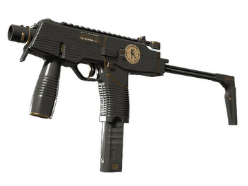 MP9 | Broken Record (Battle-Scarred)
