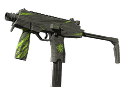 MP9 | Deadly Poison (Battle-Scarred)