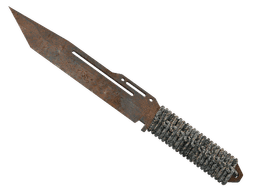 ★ Paracord Knife | Rust Coat (Battle-Scarred)