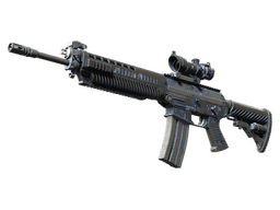 SG 553 | Night Camo (Battle-Scarred)