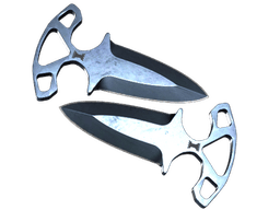 ★ Shadow Daggers | Blue Steel (Well-Worn)