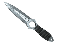 ★ Skeleton Knife | Damascus Steel (Well-Worn)