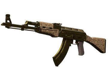 Souvenir AK-47 | Gold Arabesque (Battle-Scarred)
