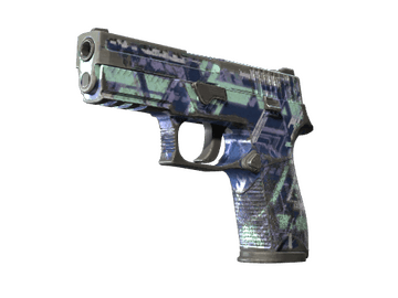 Souvenir P250 | Digital Architect (Battle-Scarred)