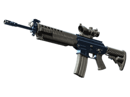 Souvenir SG 553 | Anodized Navy (Factory New)
