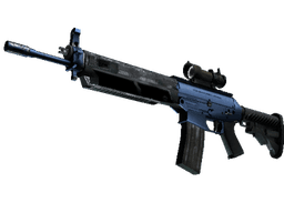 Souvenir SG 553 | Anodized Navy (Minimal Wear)