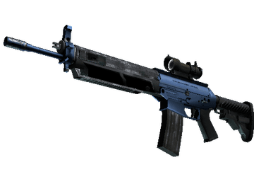 Souvenir SG 553 | Anodized Navy (Minimal Wear)