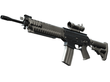 Souvenir SG 553 | Damascus Steel (Field-Tested)