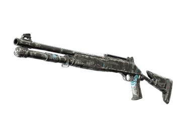 Souvenir XM1014 | Blue Tire (Well-Worn)