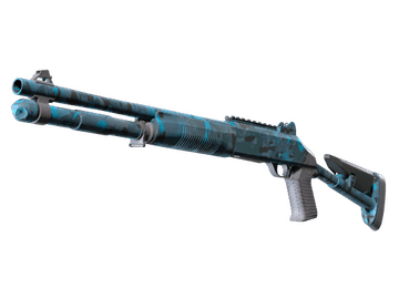 Souvenir XM1014 | VariCamo Blue (Factory New)