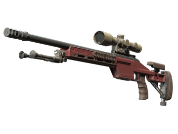 SSG 08 | Red Stone (Well-Worn)