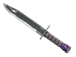 ★ StatTrak™ Bayonet | Ultraviolet (Battle-Scarred)