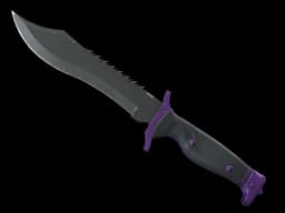 ★ StatTrak™ Bowie Knife | Ultraviolet (Well-Worn)