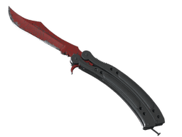 ★ StatTrak™ Butterfly Knife | Crimson Web (Field-Tested)
