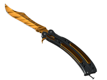 ★ StatTrak™ Butterfly Knife | Tiger Tooth (Minimal Wear)