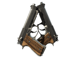 StatTrak™ Dual Berettas | Black Limba (Factory New)