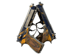 StatTrak™ Dual Berettas | Marina (Battle-Scarred)